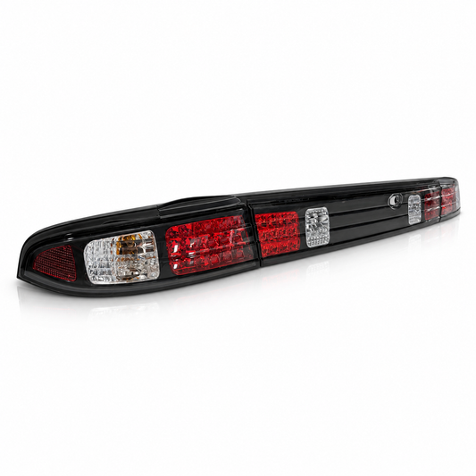 Kanza S14 Tail Lights Black Housing 3pcs LED