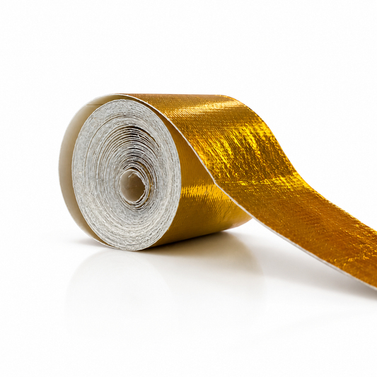Heat Reflective Aluminum Gold Tape 2"x5M